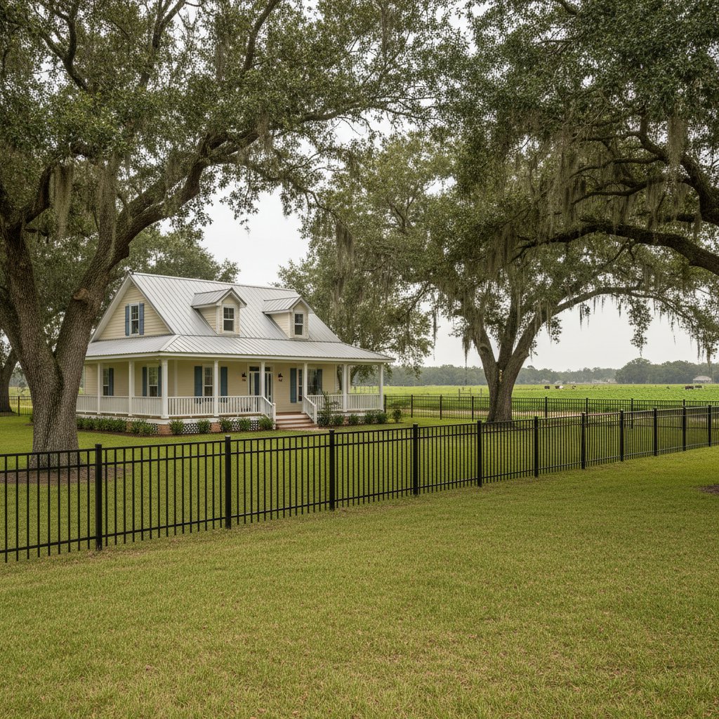 Aluminum Fence Installation in Plant City, FL