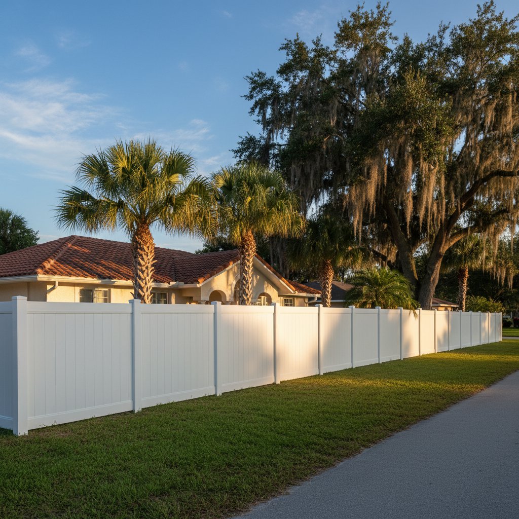 Vinyl Fence Installation in Plant City, FL