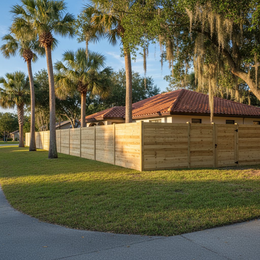 Wood Fence Installation in Plant City, FL